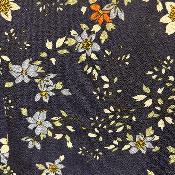 Max Studio Blue Floral Wraparound Dress | Size XS - Picture 3 of 4